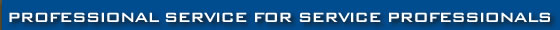 Professional Services for Service Professionals